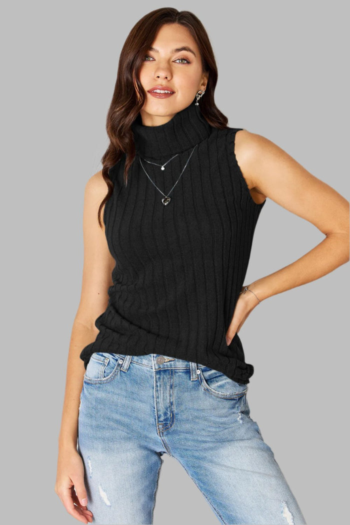 Basic Bae Ribbed Turtleneck Tank