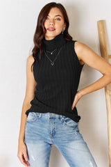 Basic Bae Ribbed Turtleneck Tank