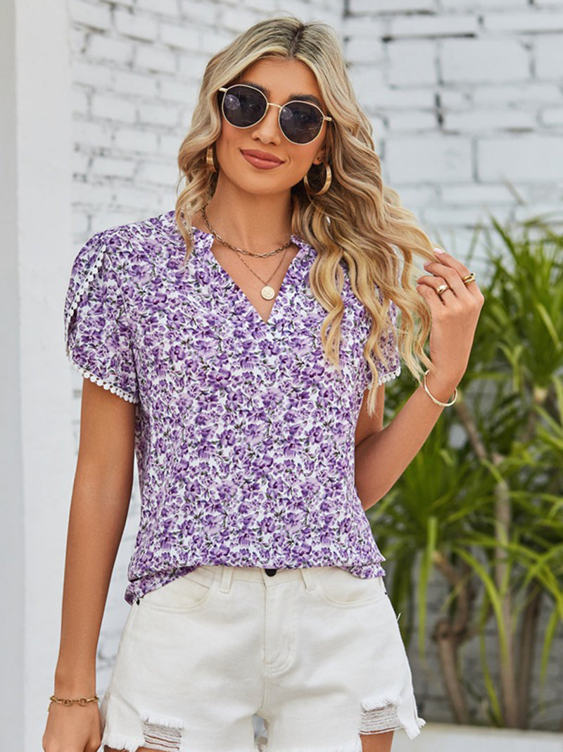 Double Take Floral Blouse