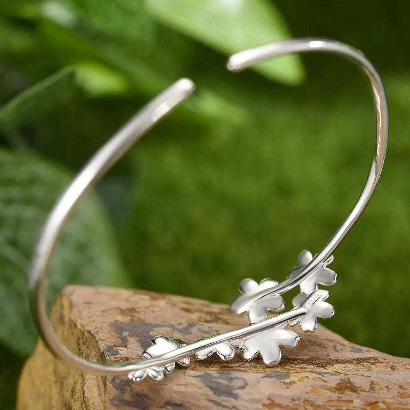 Forget me not Cluster Bangle