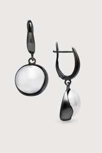 Colorful glass orb dangle earrings by SAACHI featuring vibrant, spherical glass beads and elegant dangle design.