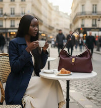 THE CLARA LEATHER SLOUCH BAG