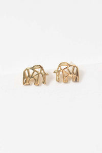 Elephant Earrings 18K Rose Gold plated & 24K Gold plated