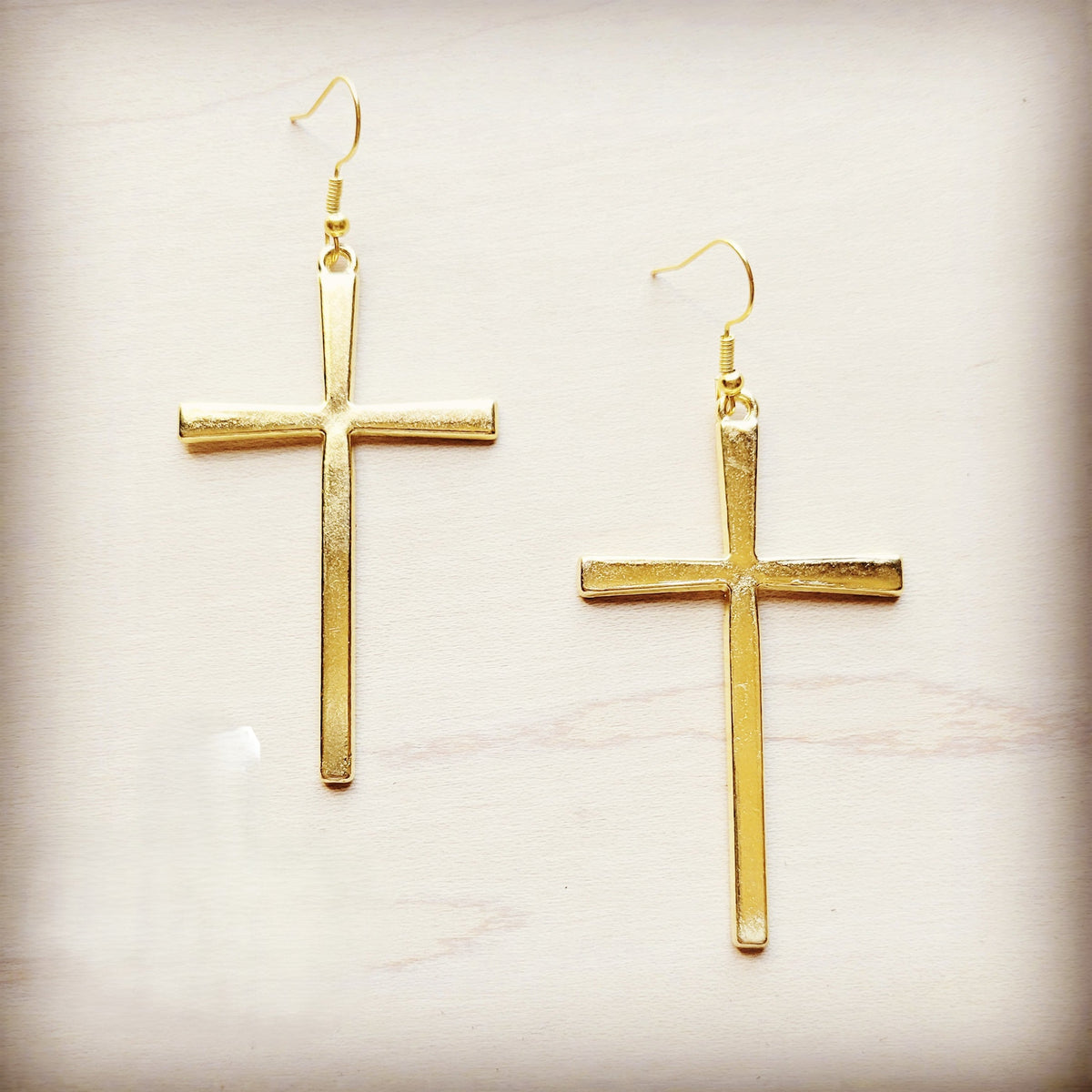 Pendientes Cruz de Oro 211o