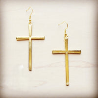 Pendientes Cruz de Oro 211o