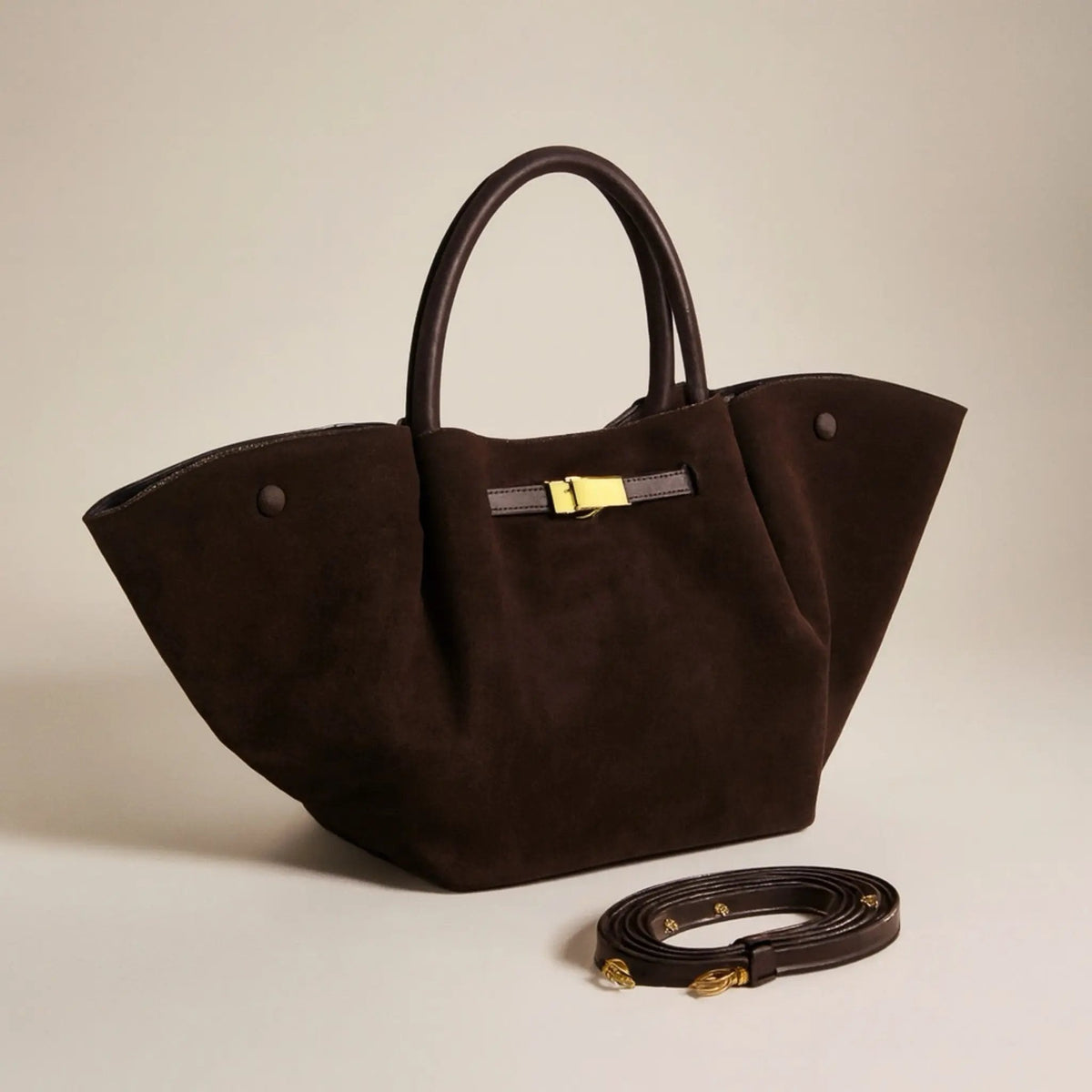 THE MARY SUEDE TOTE BAG