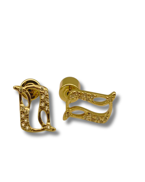 Beginning #2 Logo Earrings