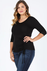 Plus Size waist tie top