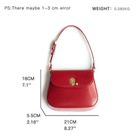 Luxury Retro Saddle Bag | Genuine Leather Brown Handbag