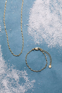 Multi Faceted Chain Necklace