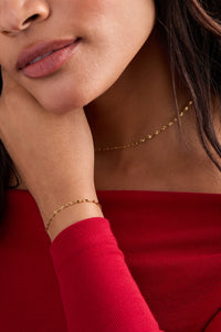 Multi Faceted Chain Necklace