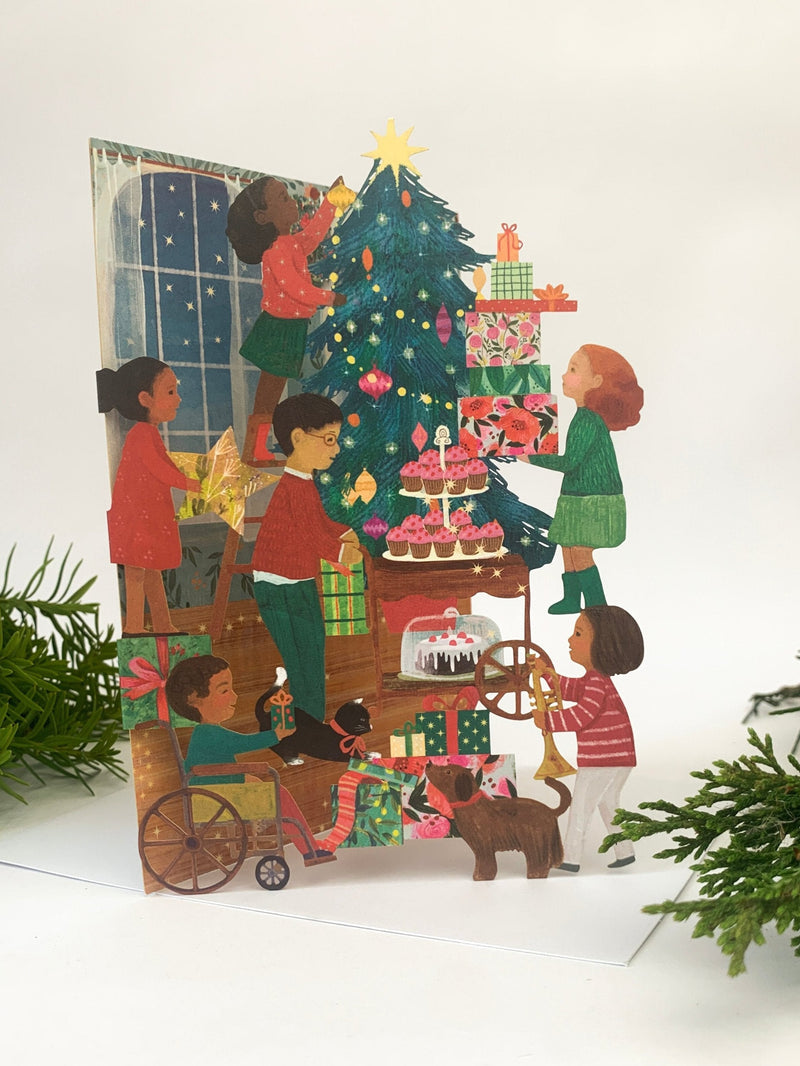 A Christmas Party Lasercut Card