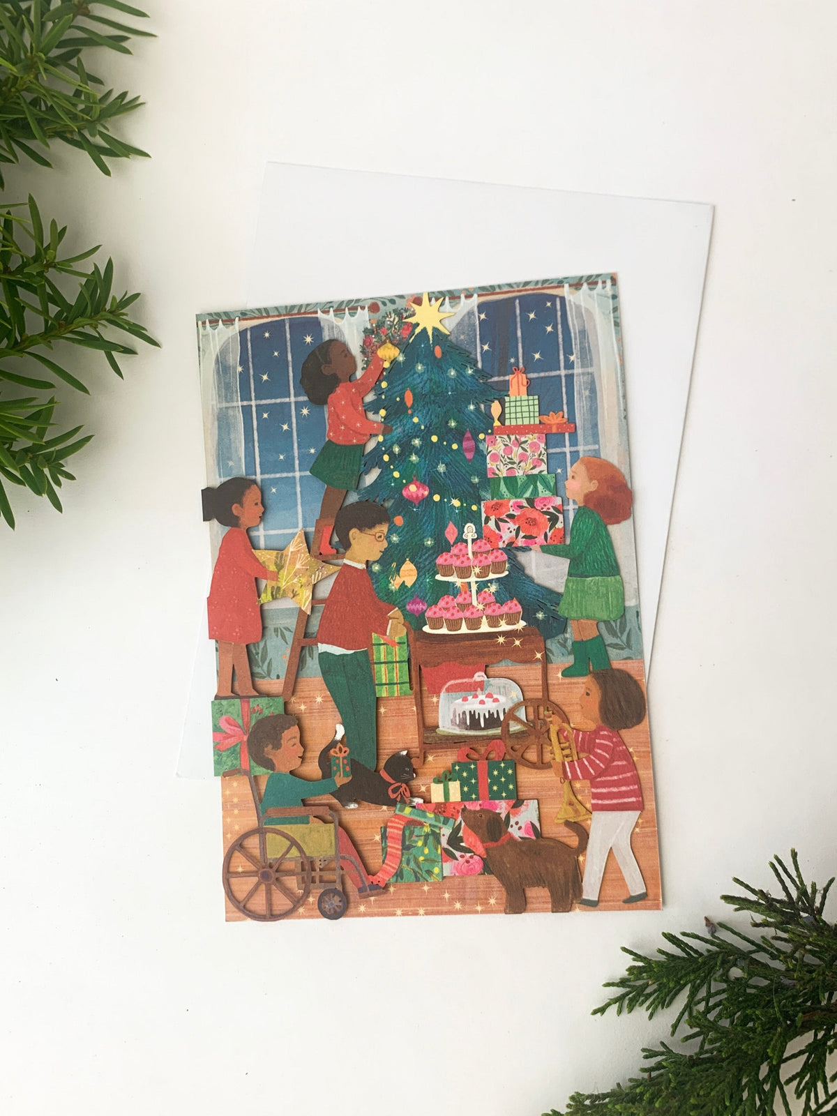 A Christmas Party Lasercut Card