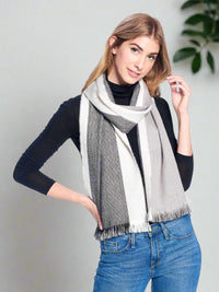 Reversible Alpaca Highland Scarf