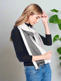 Reversible Alpaca Highland Scarf