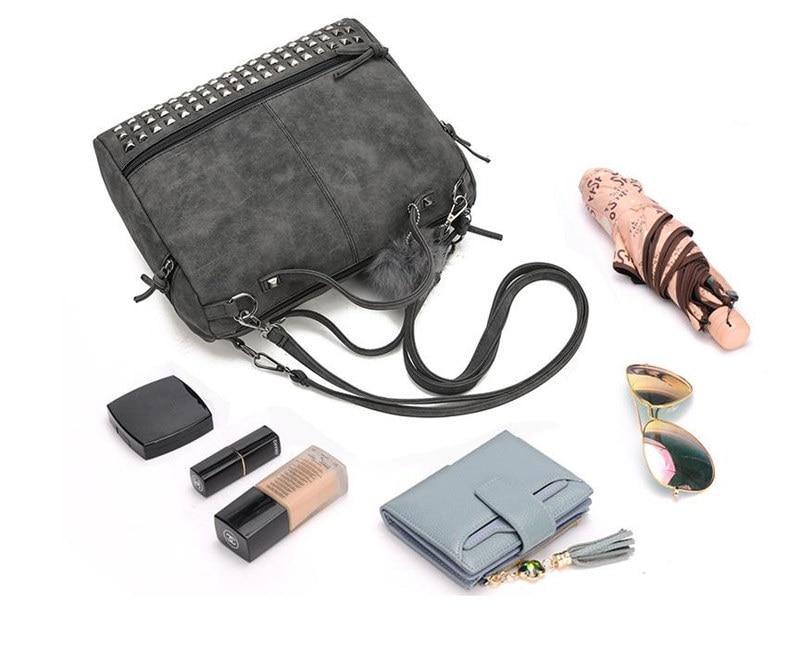 Rustic Charm Leather Shoulder Bag