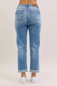 Aubrey Mid Rise Boyfriend Jeans