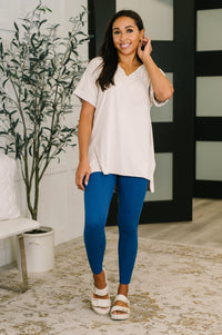 Basic Layering Relaxed V-Neck Tee