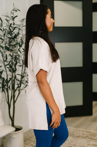 Basic Layering Relaxed V-Neck Tee