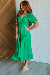 Catch a Cloud and Pin it Down Smocked Bodice Dress - The GlamBox Jewels Boutique