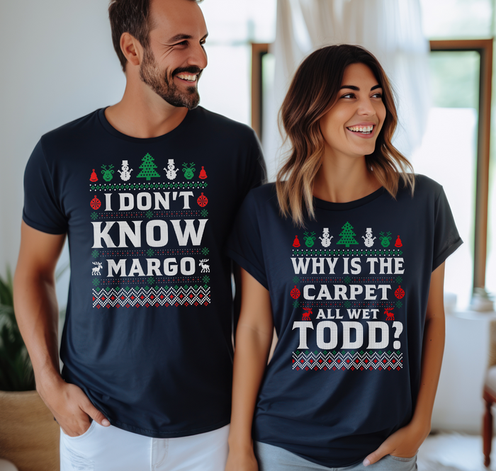 Camiseta gráfica a juego de Todd y Margo