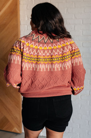 Cozy Chalet Fair Isle Sweater