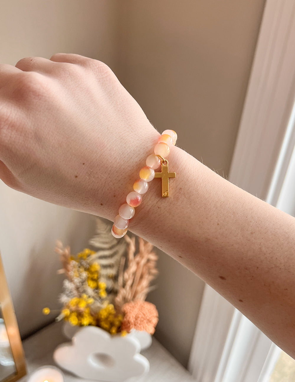 Cross Charm Bracelet - The GlamBox Jewels Boutique