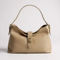 THE CLARA LEATHER SLOUCH BAG