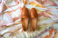 CAMEL LEATHER HUARACHE