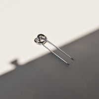 Knot-shaped Hair Stick | Silver
