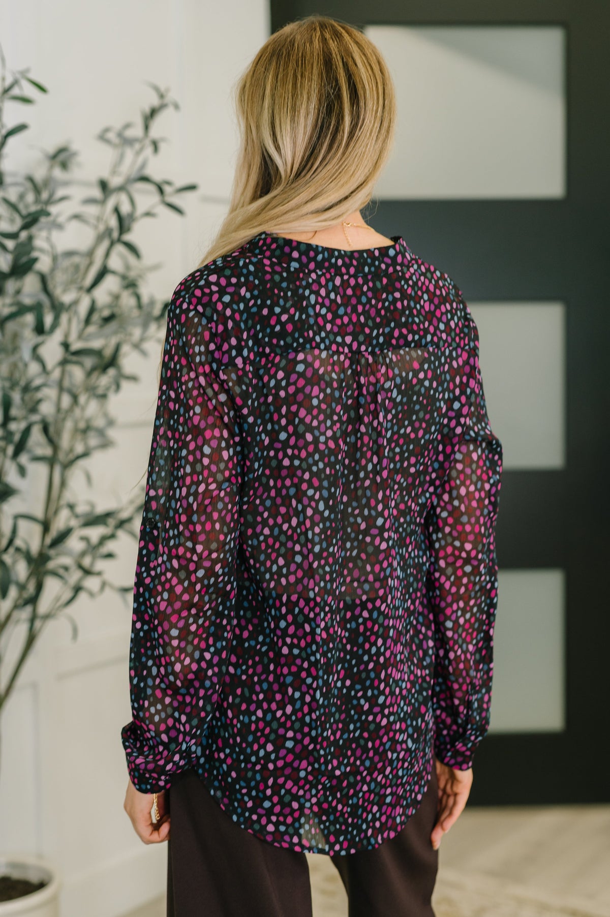 Doing the Most Polka Dot Blouse - The GlamBox Jewels Boutique