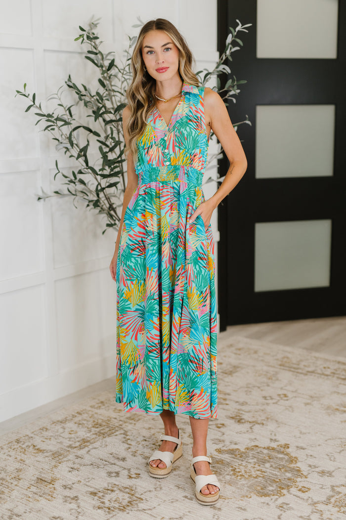 Mint sleeveless dress by Ave Shops, Don't Be Shy Babe style, featuring a flattering fit and casual summer look.