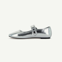 MARIANA: FLAT MARY JANE - SILVER