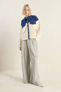 CHAQUETA COMBINADA DE DENIM SWEET HARMONY