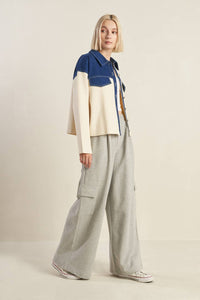 CHAQUETA COMBINADA DE DENIM SWEET HARMONY