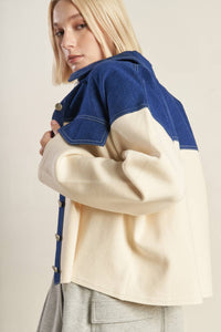 CHAQUETA COMBINADA DE DENIM SWEET HARMONY