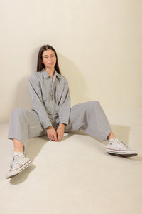 Sinceramente te amo chaqueta corta de sarga