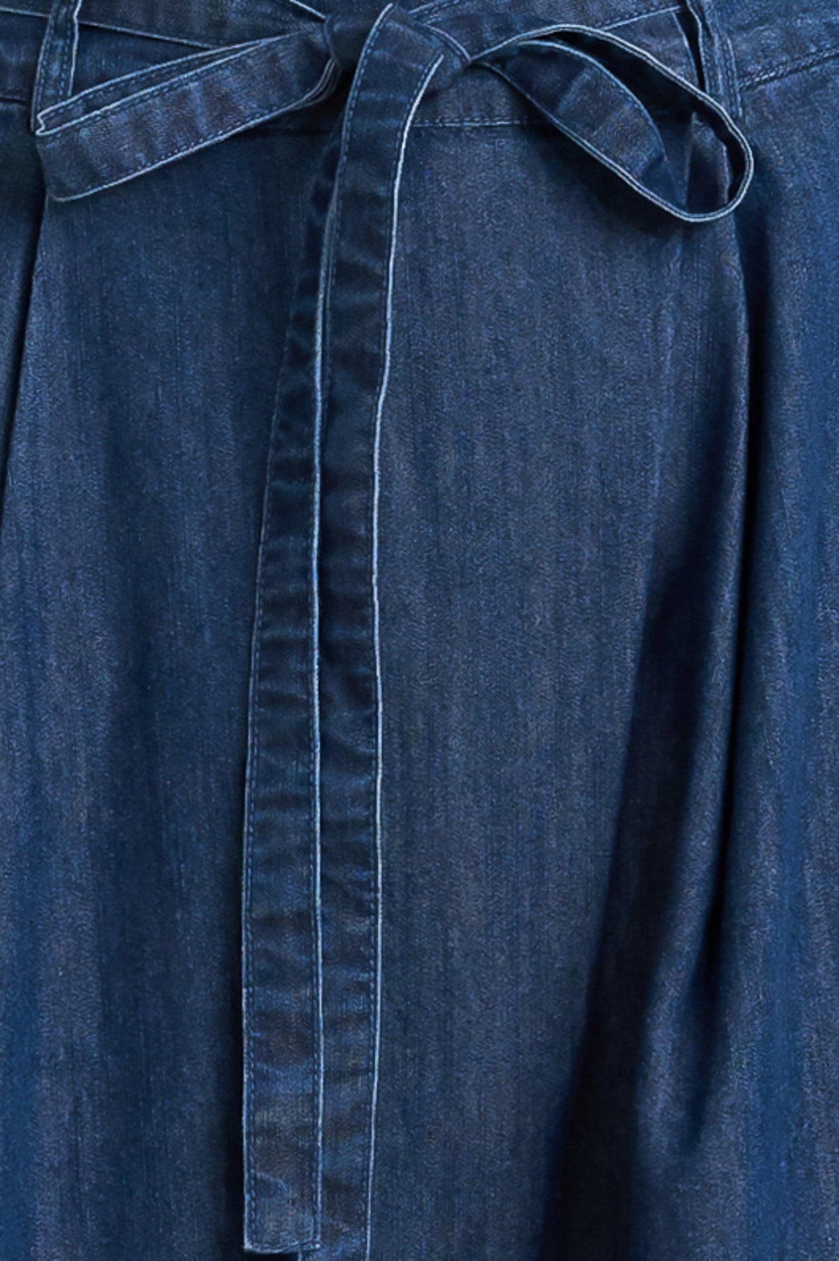 Relaxed Tailored Denim Loose Fitting Pants