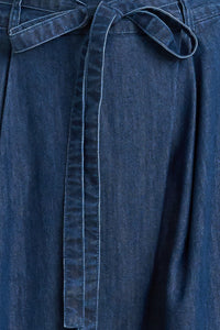 Relaxed Tailored Denim Loose Fitting Pants