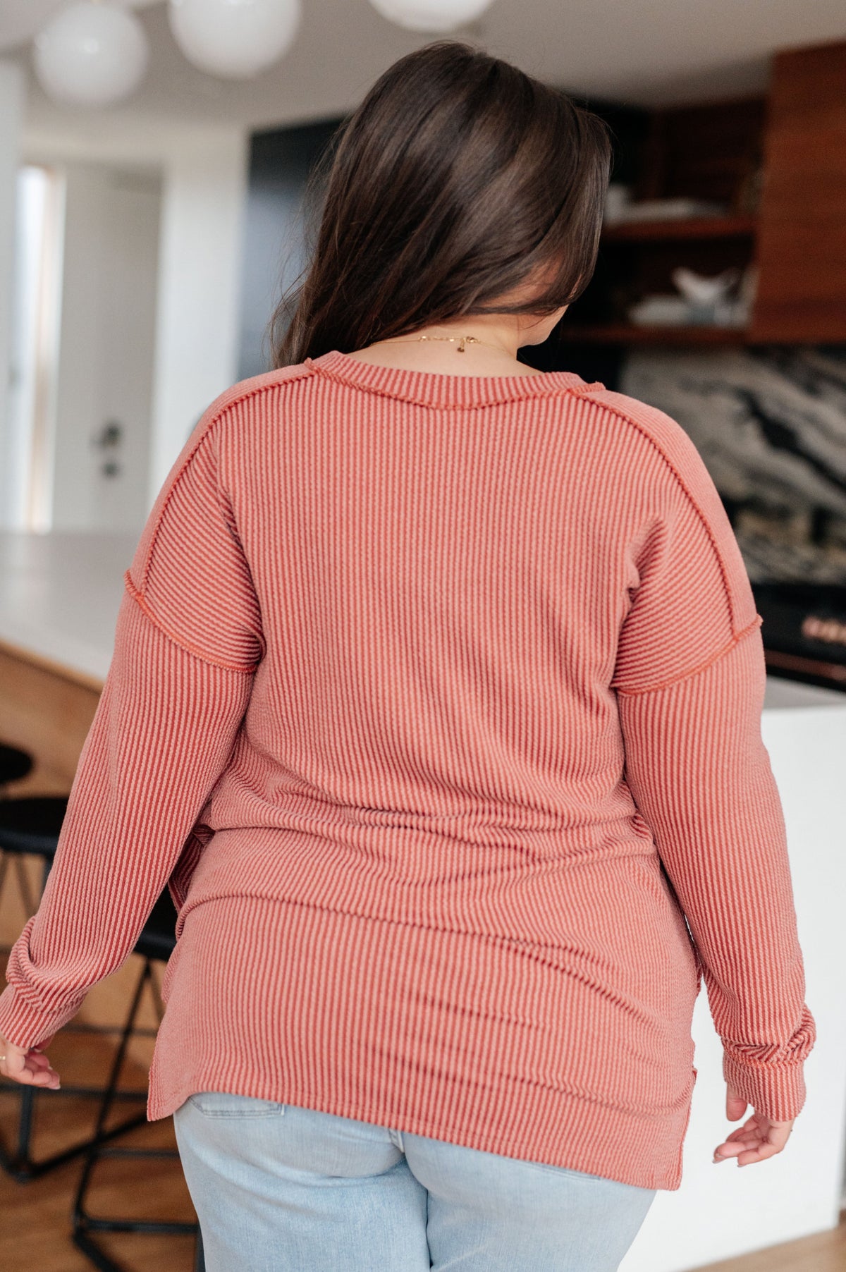 Top de punto acanalado First and Foremost