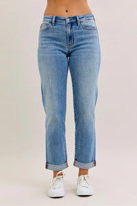Aubrey Mid Rise Boyfriend Jeans
