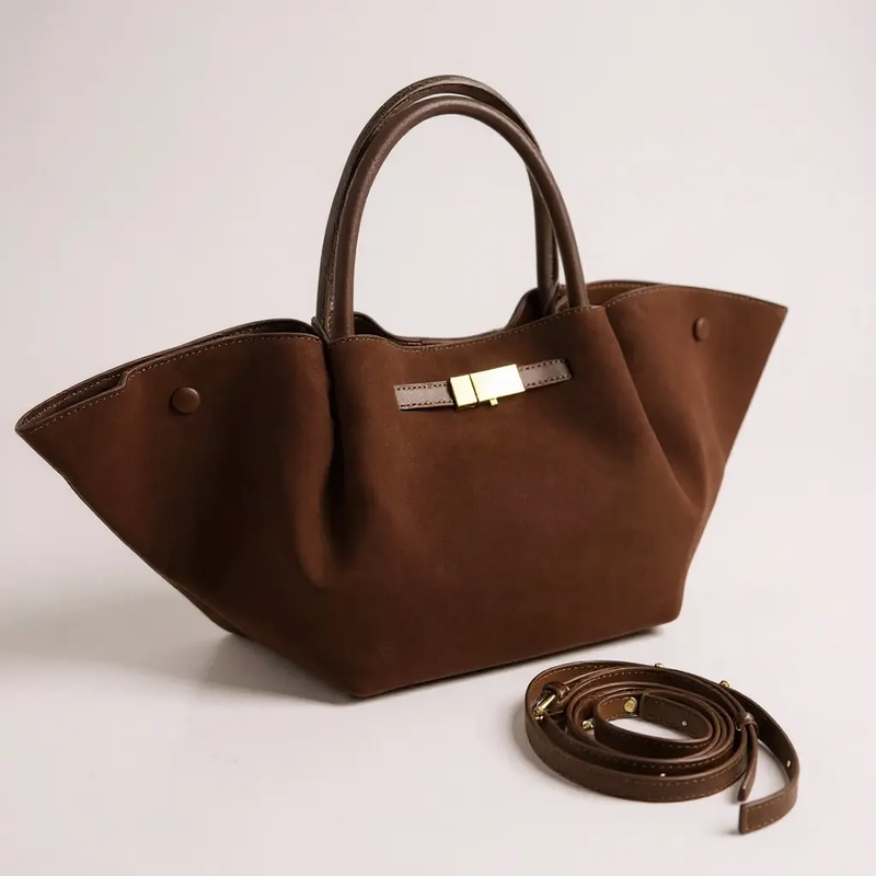 THE MARY SUEDE TOTE BAG