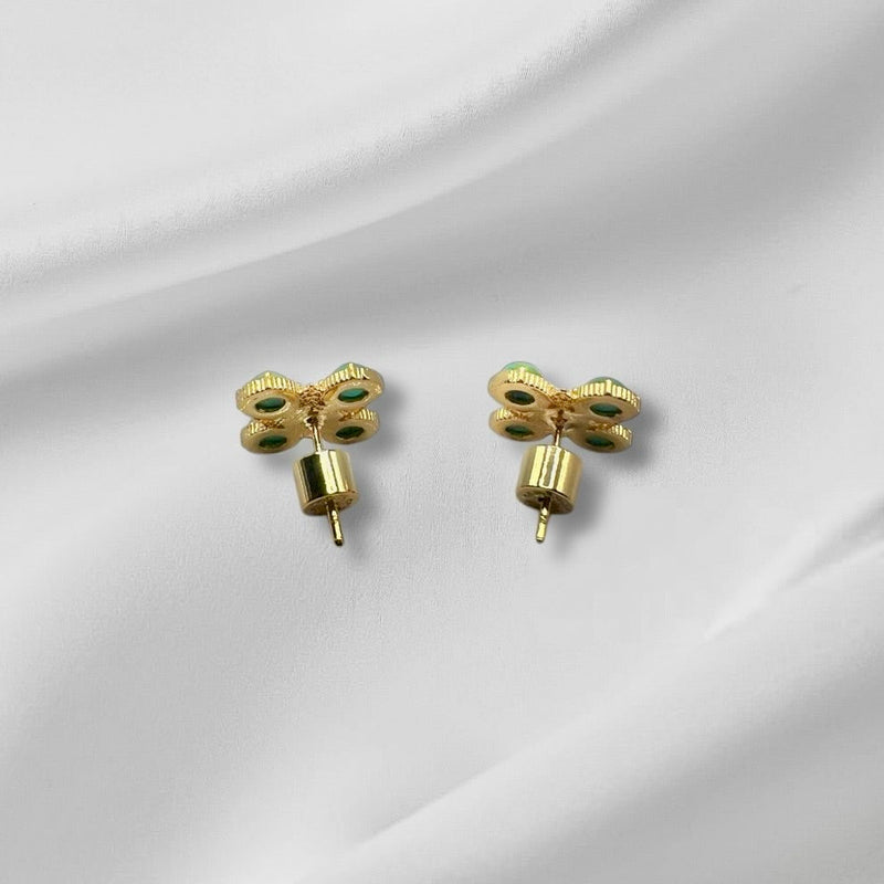 Pendientes de cruz con gloria de perla turquesa