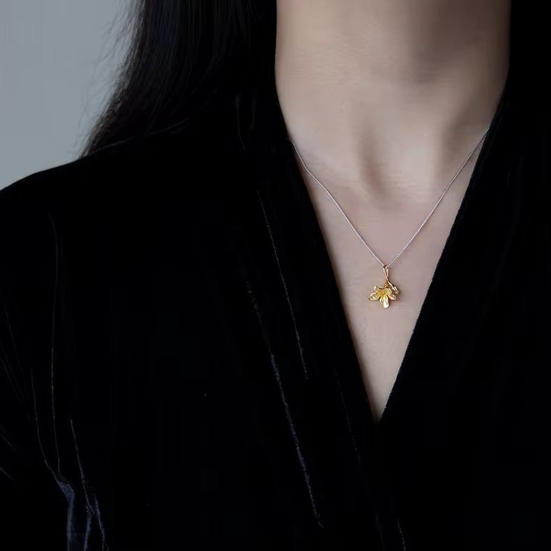 Lily Blossom Pendant Necklace