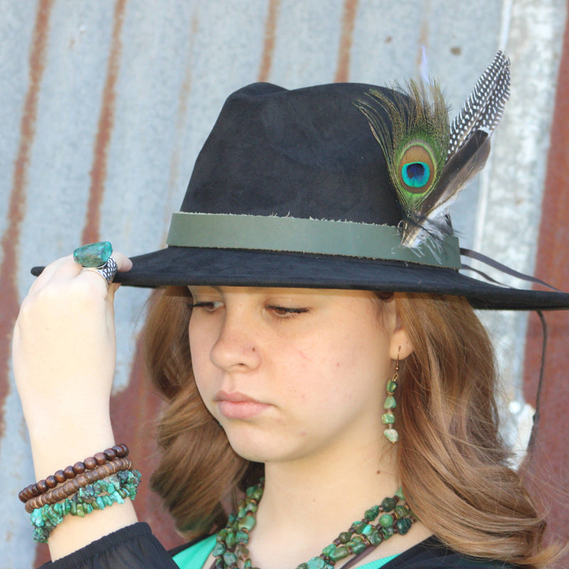 Pendientes colgantes de turquesa y madera auténtica de HuBei (221 g)