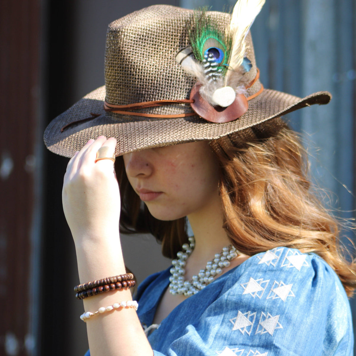 Matte Gold Electroplate Cuff Ring 012b