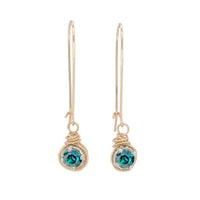 Birthstone Color Earrings