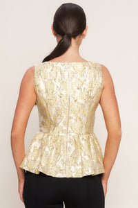 Top tejido en jacquard Candlelight Bloom