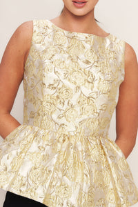 Top tejido en jacquard Candlelight Bloom