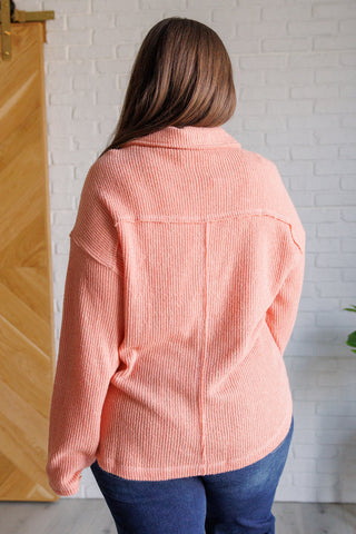 If You Want Forever Ribbed Knit Pullover